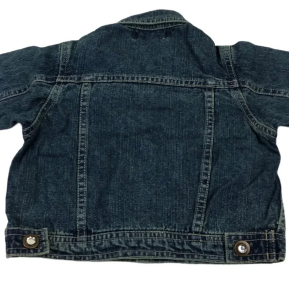 NESTING BABY NWT JEAN JACKET GIRL SZ 6-12 MONTHS - Picture 3 of 6
